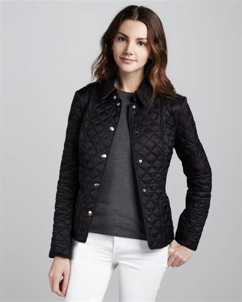 Quilted Coat in Black 